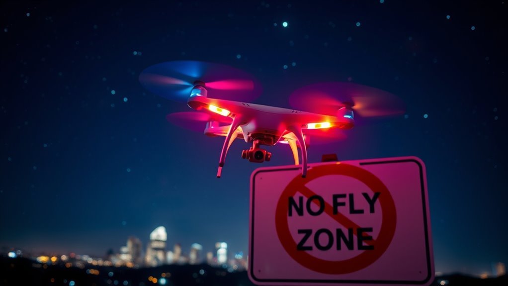 nighttime drone operation regulations