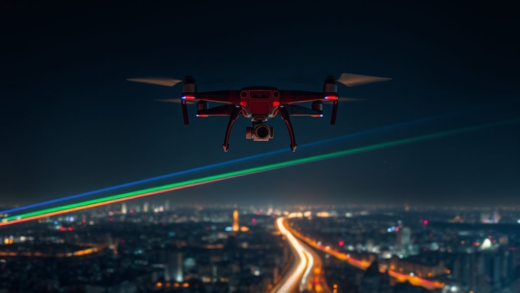 nighttime drone photography enhancement