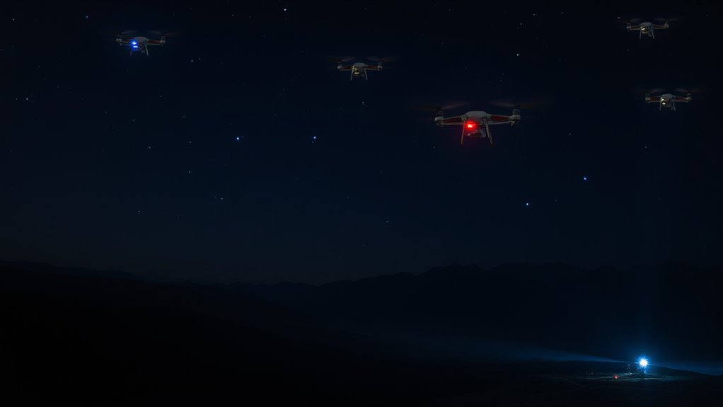 nighttime drone rescue operations