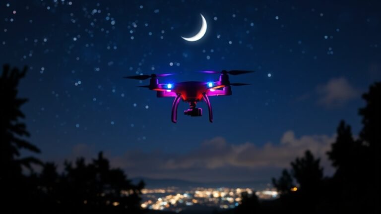 nighttime recreational drone flying