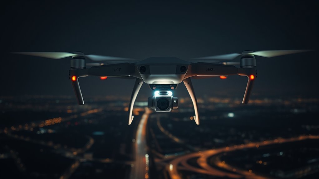 nighttime surveillance with drones