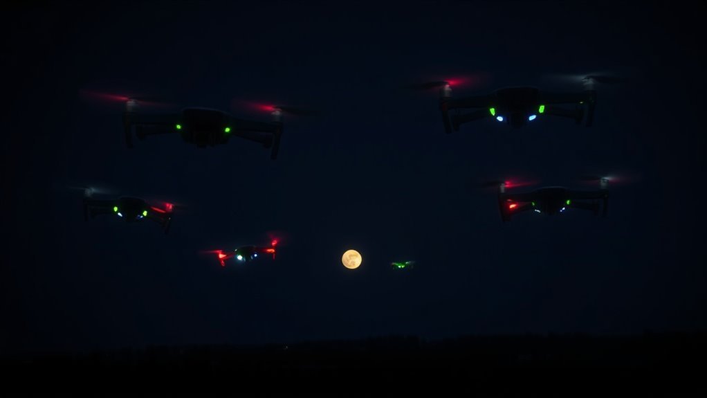 observing drone flight behavior