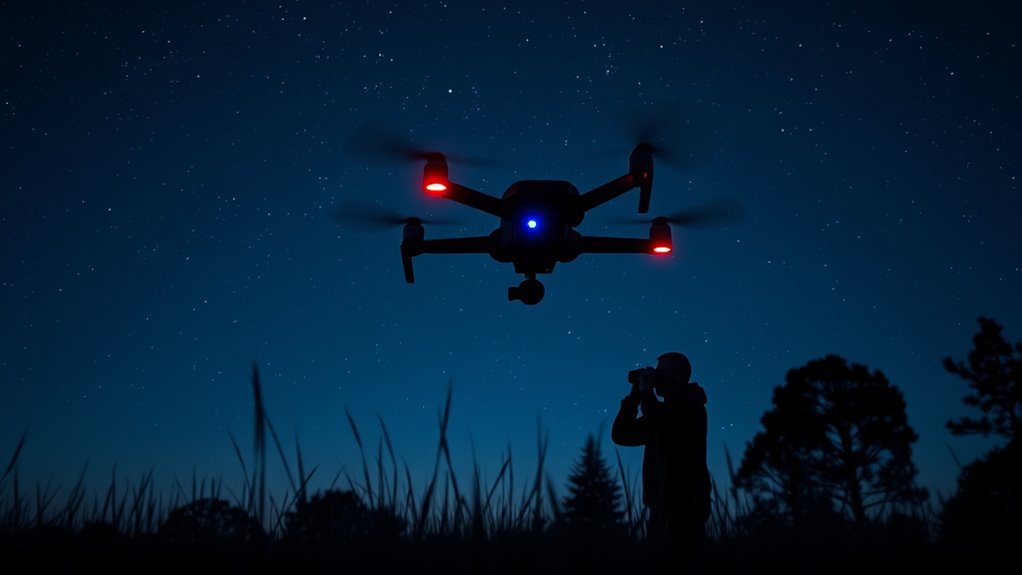 observing drone flight patterns