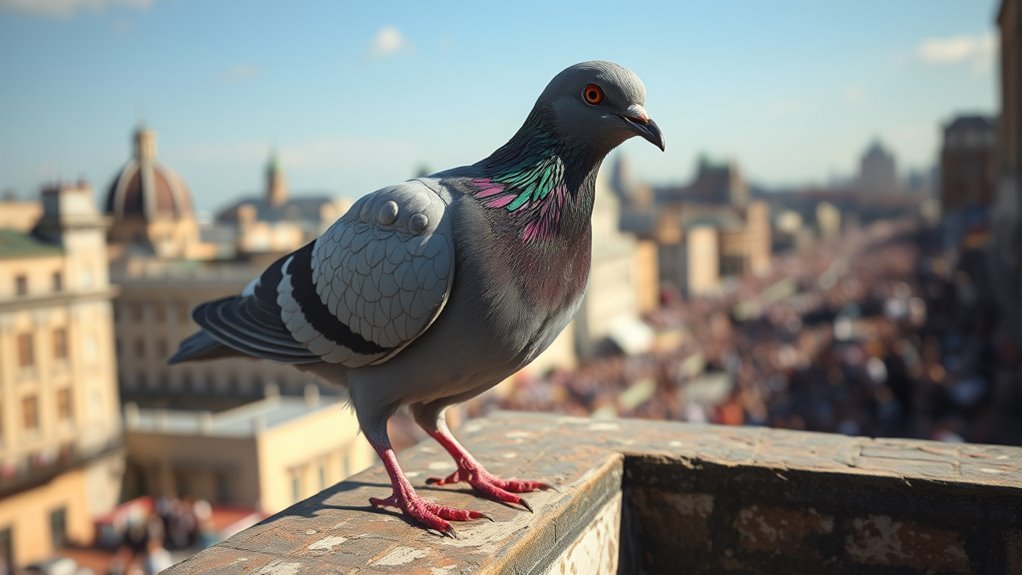 pigeon behavior anomalies observed
