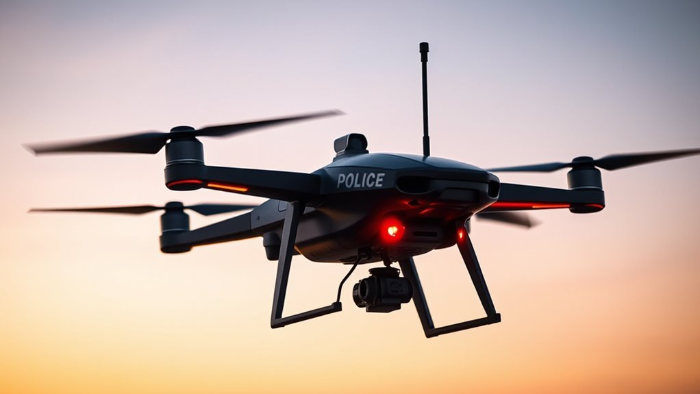police drone design features