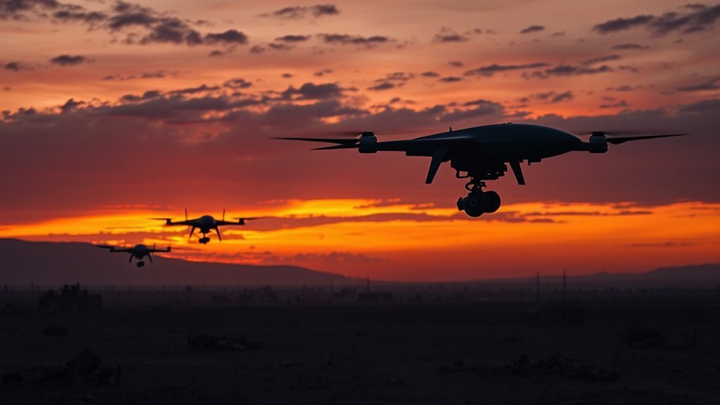 precision targeted military drone strikes