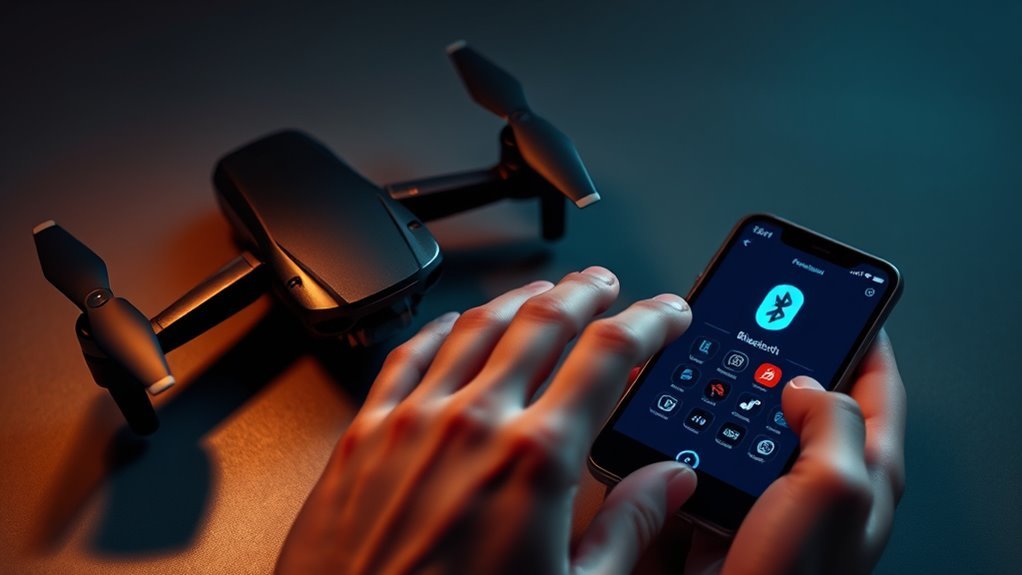 prepare drone and phone