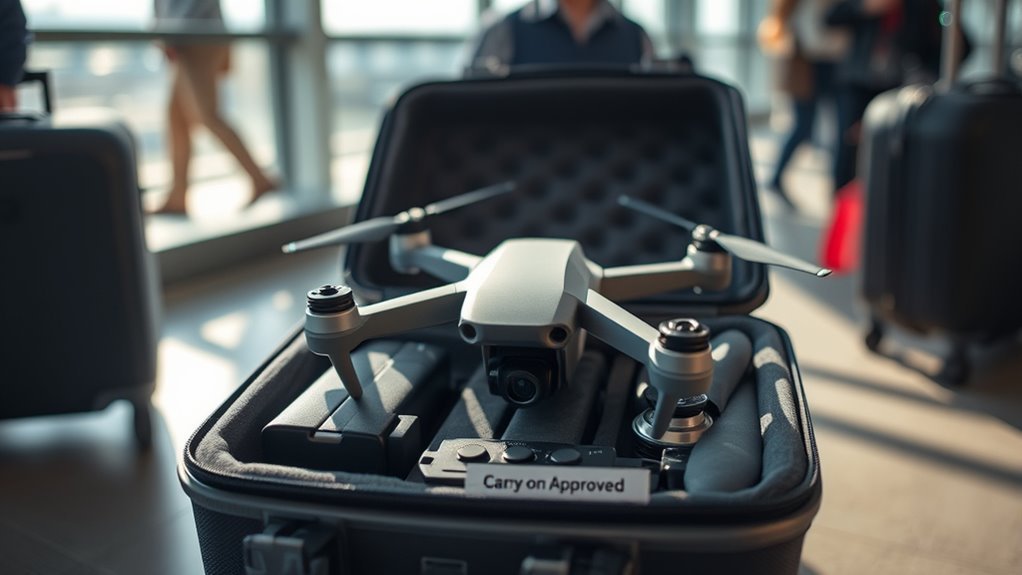 prepare drone for travel