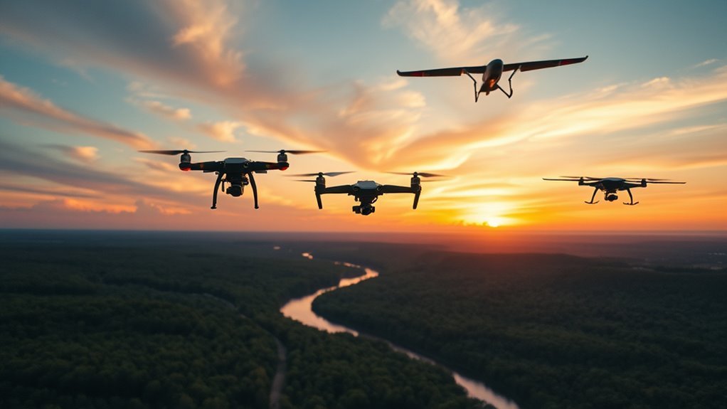 professional aerial photography drones