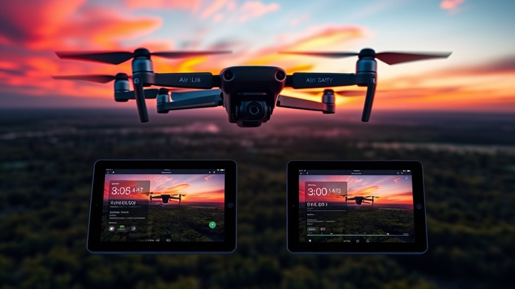 real time drone data monitoring