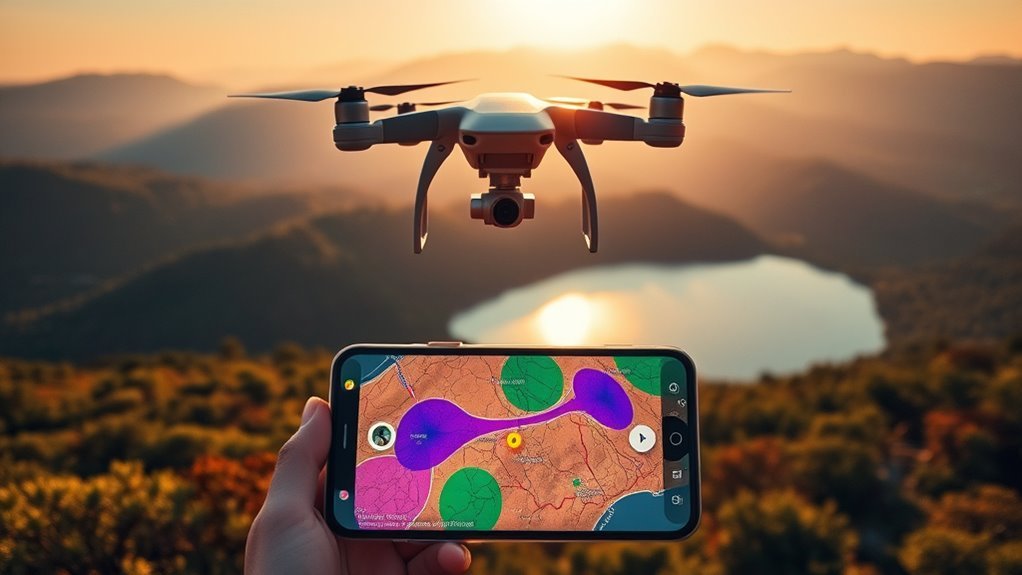 setting up drone gps