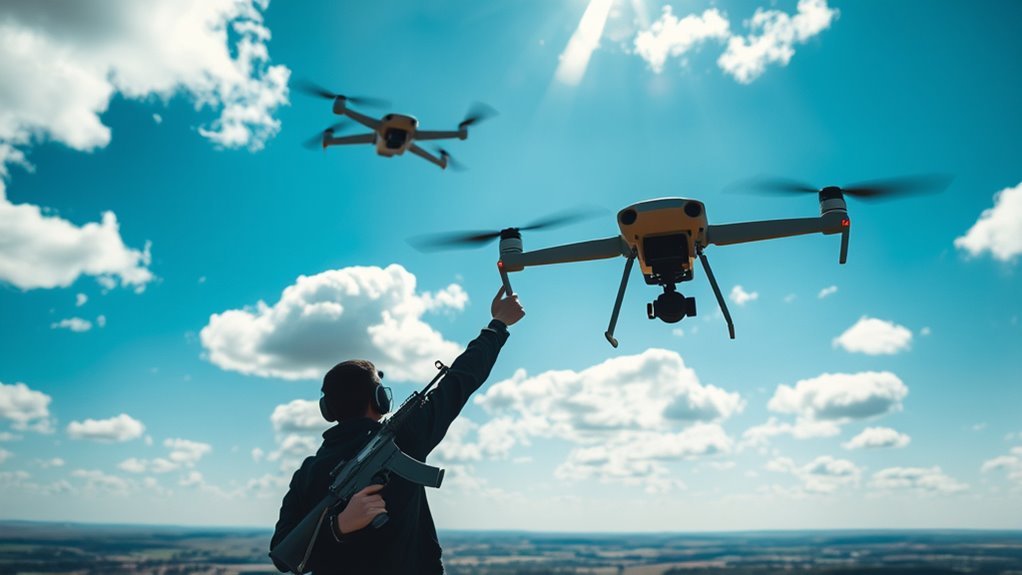 shooting a drone prohibited