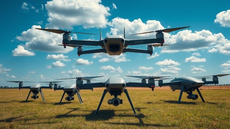 sizes of large drones