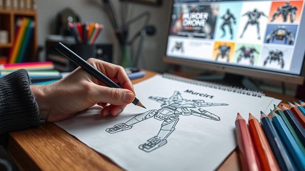 sketch basic shapes creatively
