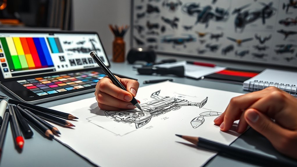 sketching basic shapes foundation