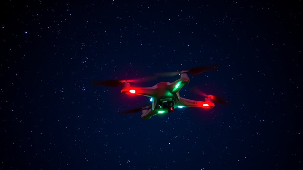 stars and drones brightness comparison