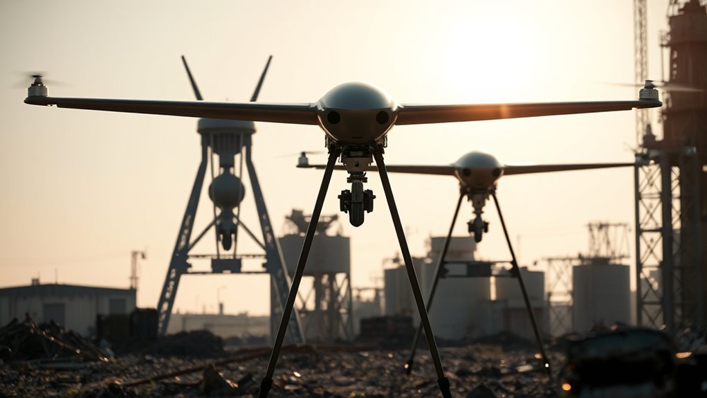 tall height of murder drones