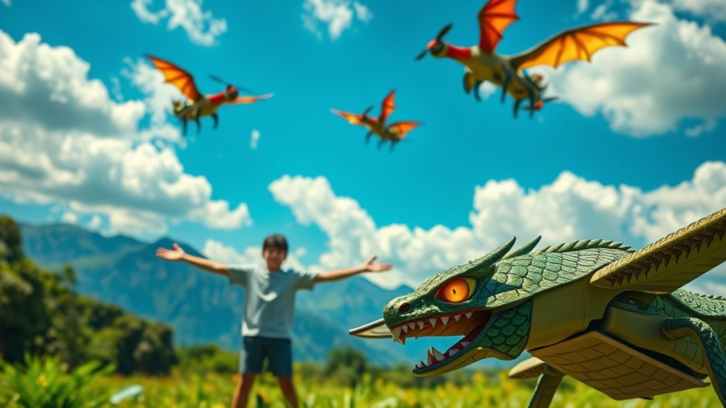train your dragon drones