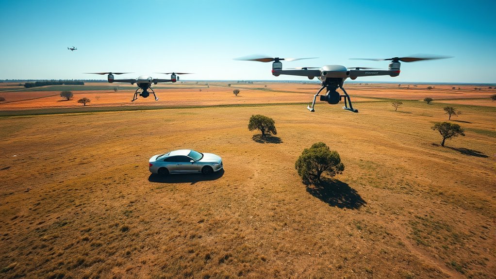 typical big drone sizes