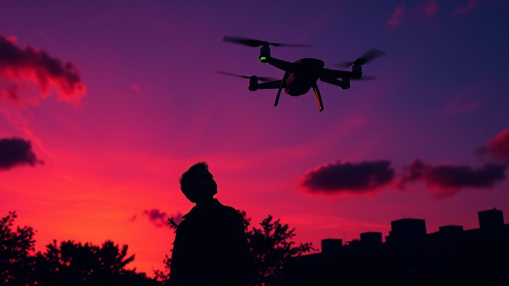unpredictable drone surveillance patterns