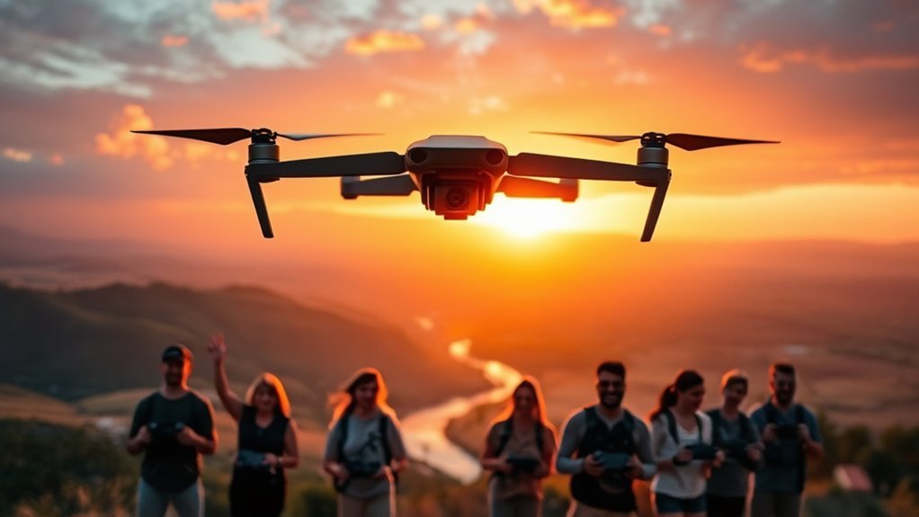 user friendly drone flying experience