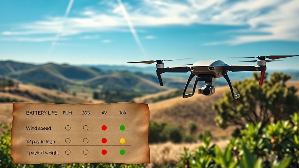 weather impacts drone performance