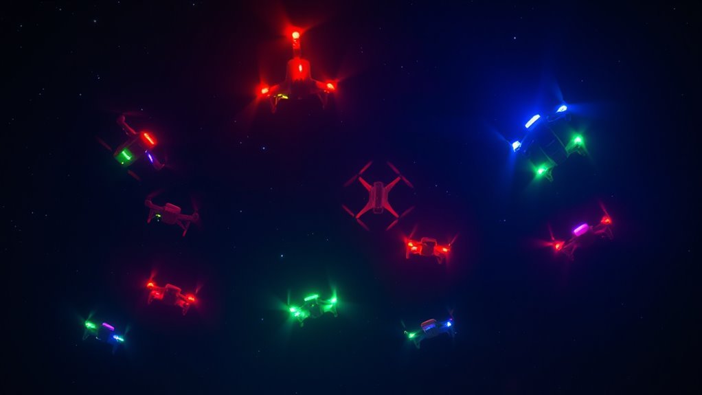 white lights enhance visibility