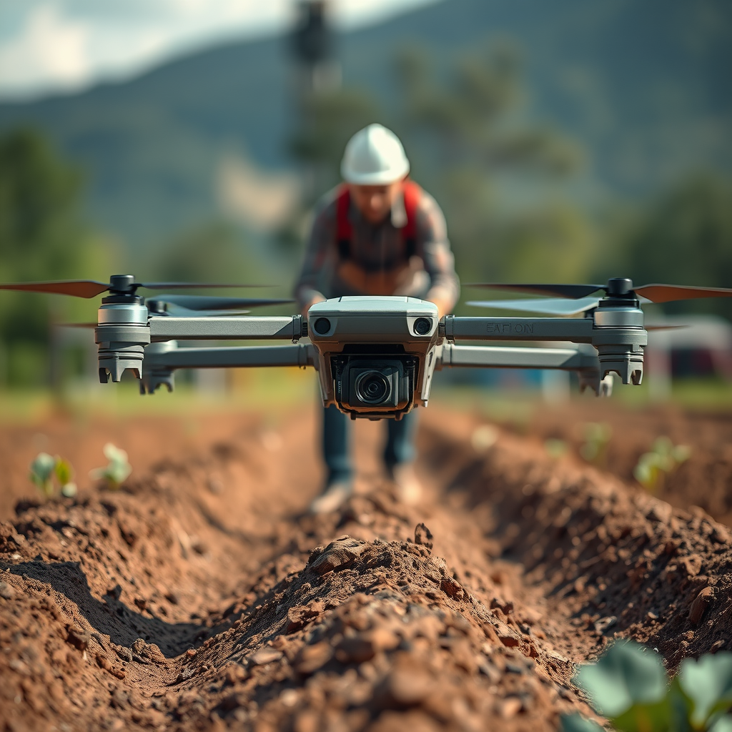 Overview of the Drone Prototype - a prototype for a drone that can dig soil