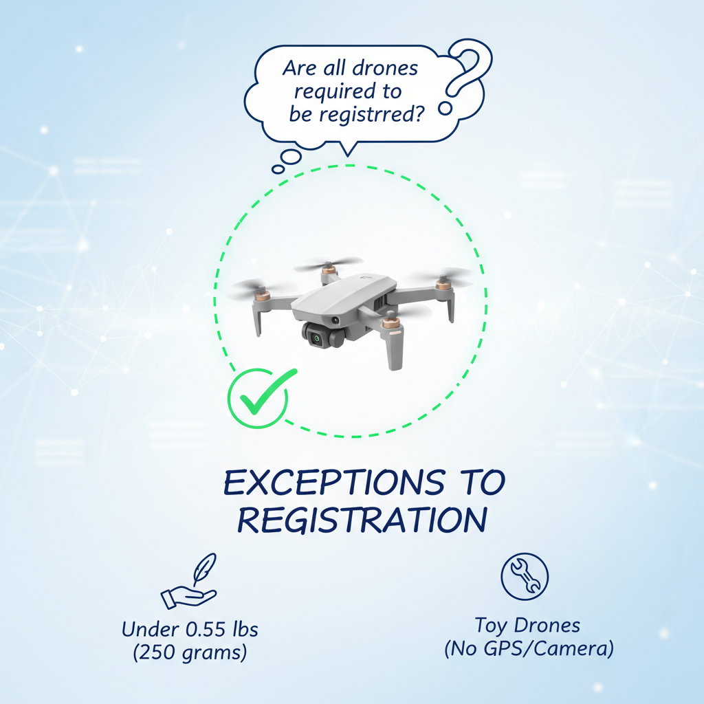 Exceptions to Registration - are all drones required to be registered