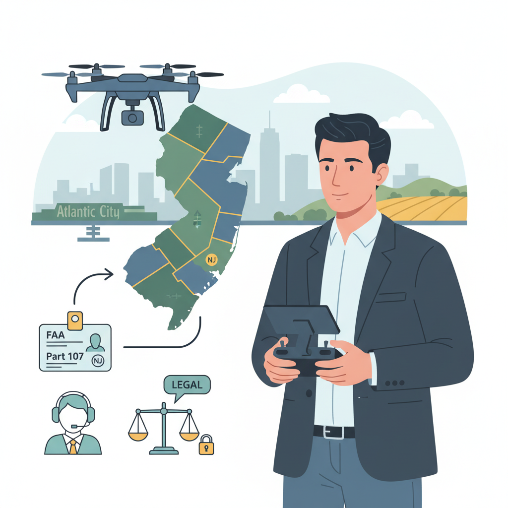 Requirements for Drone Pilots in NJ - are drones legal in nj