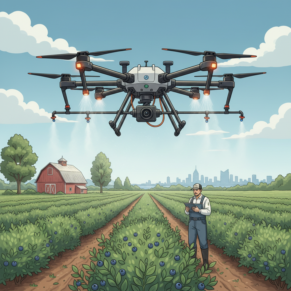 Agricultural Applications - are drones spraying stuff in nj