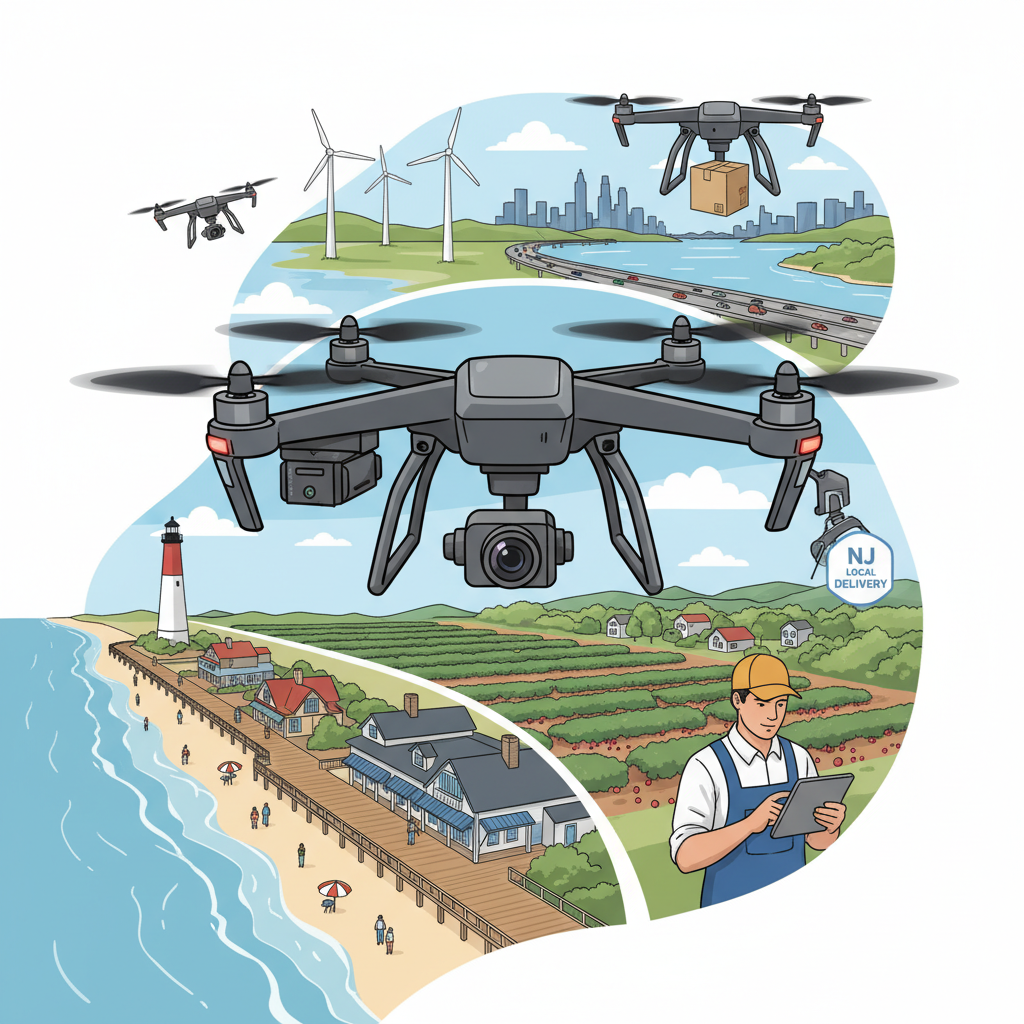 Popular Uses of Drones in NJ - are drones still in nj