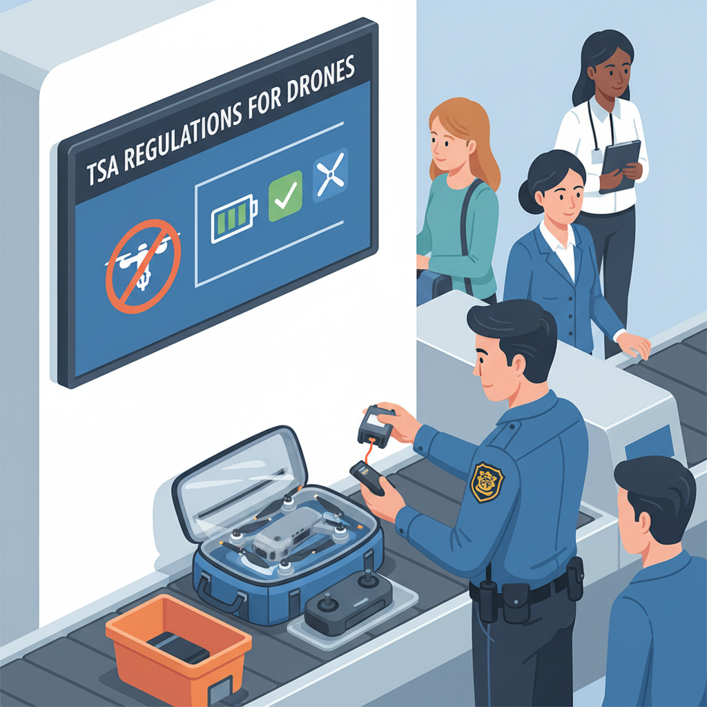 TSA Regulations for Drones - can a drone be taken on a plane