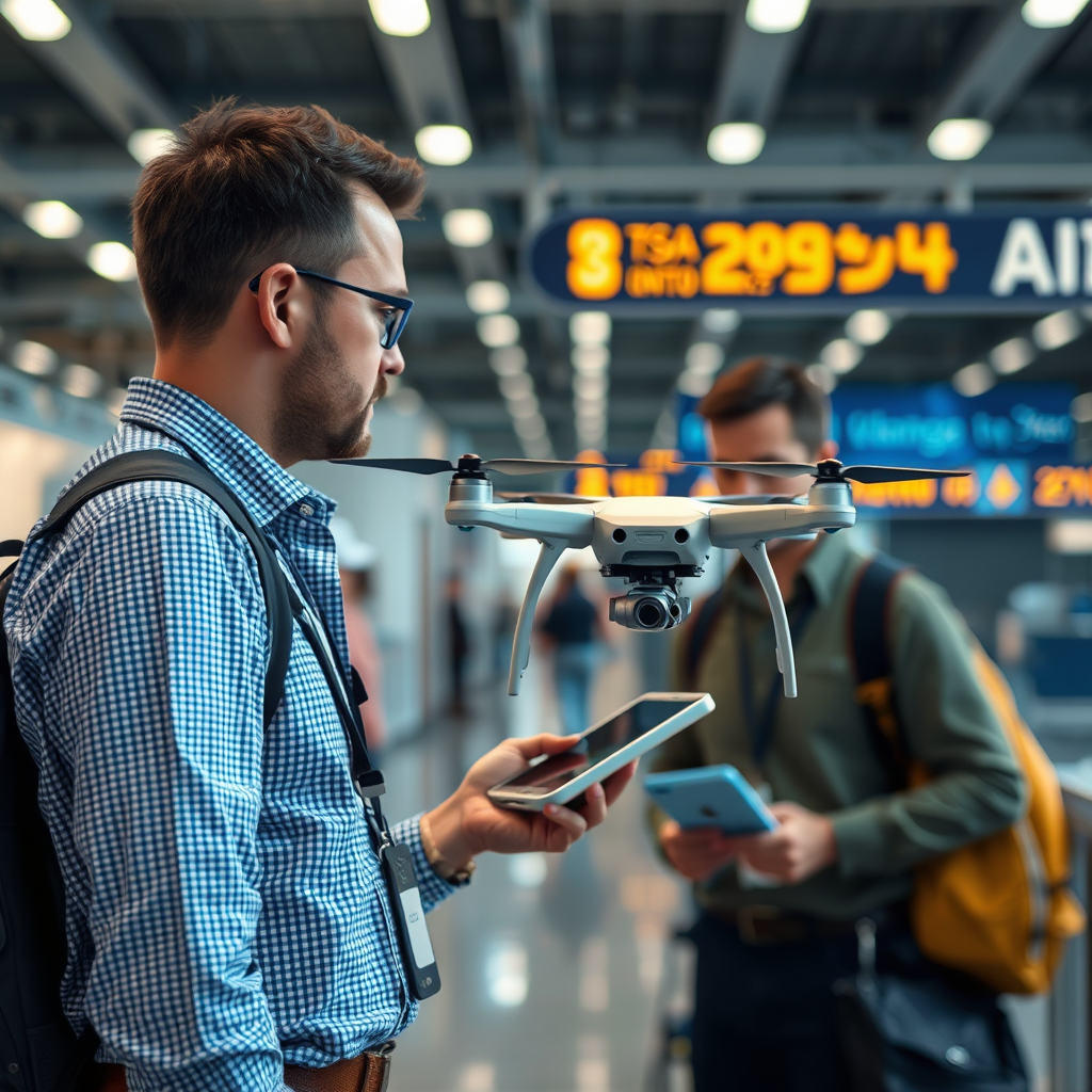 TSA Regulations - can drones be taken on airplanes