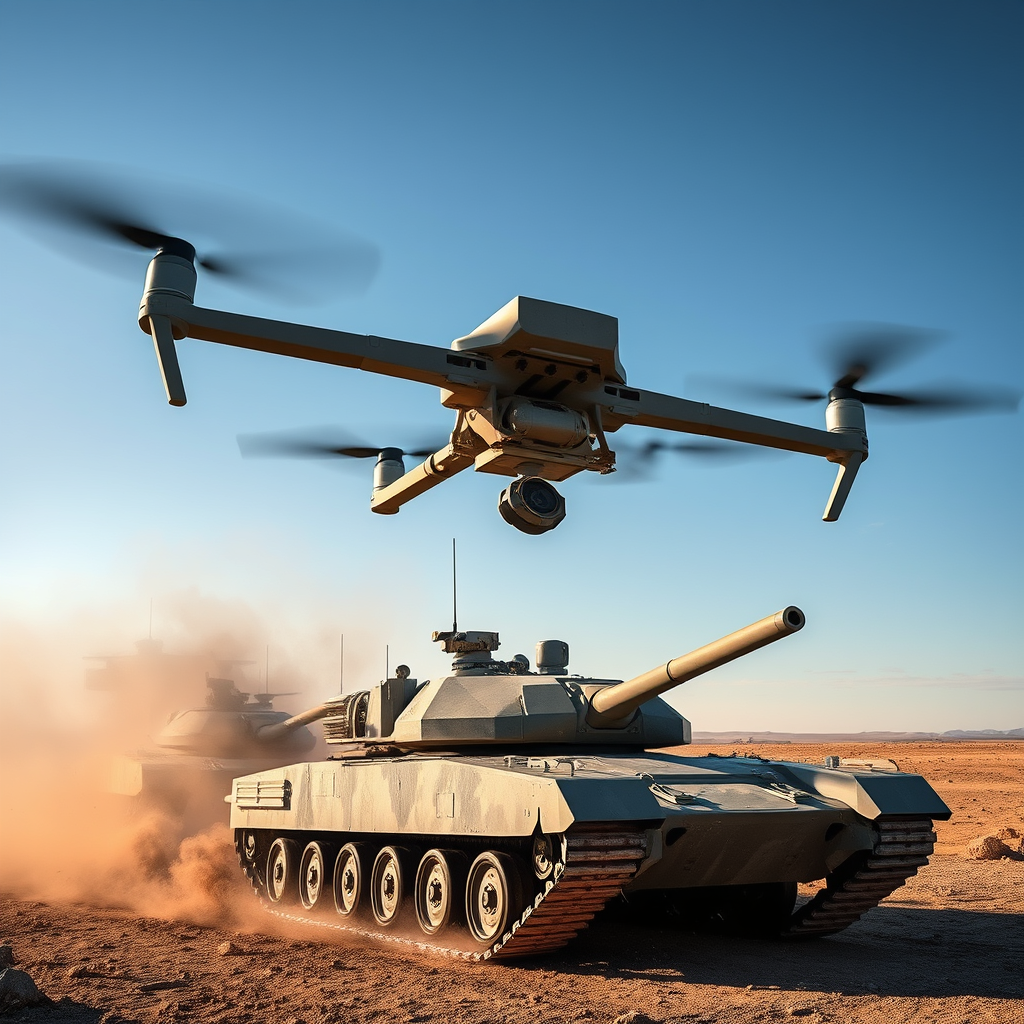 The Evolution of Drones in Warfare - can drones destroy tanks