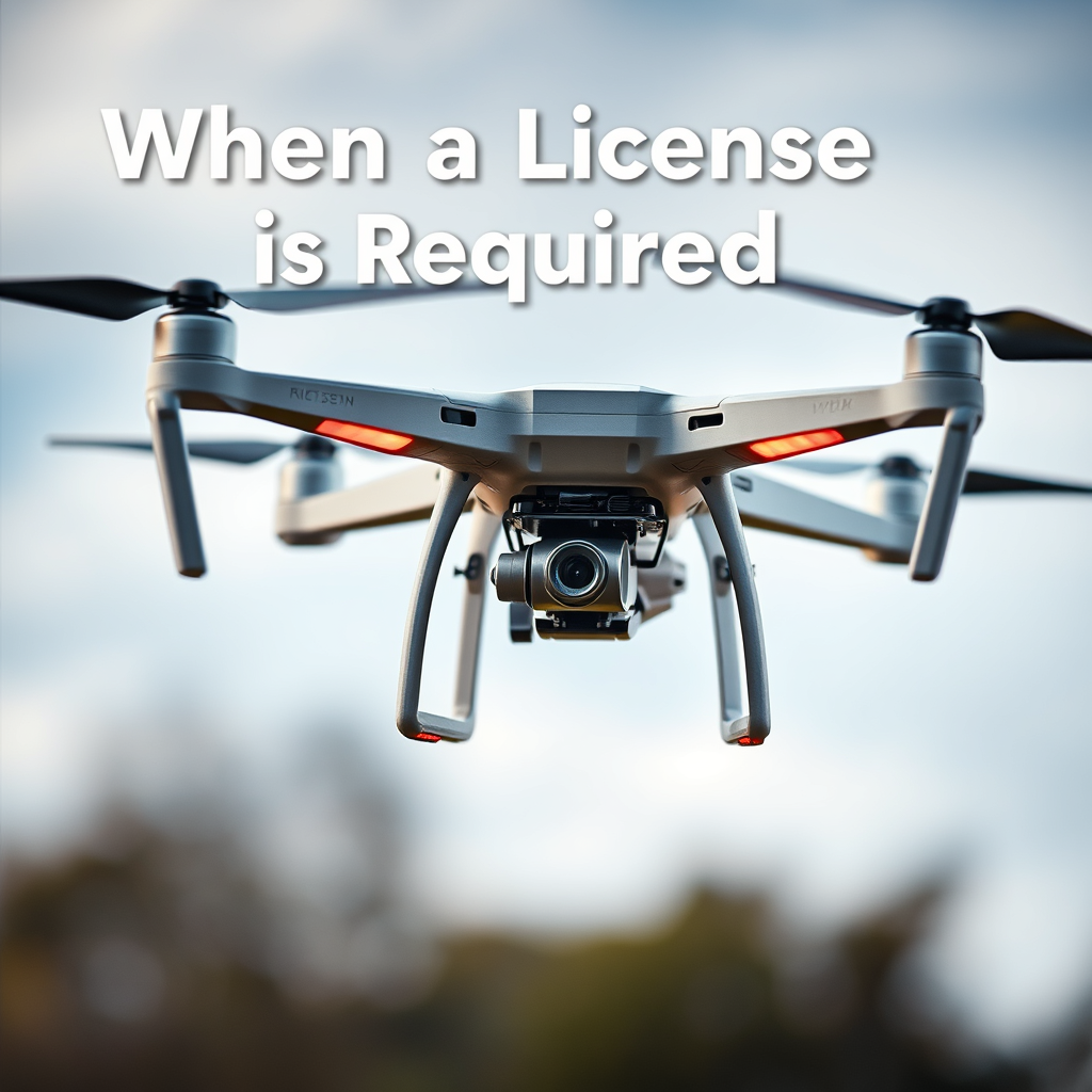 When a License is Required - can i fly a drone without a license