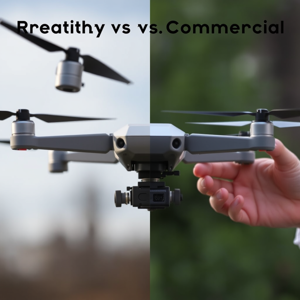 Recreational vs. Commercial Use - can i fly a drone without registration