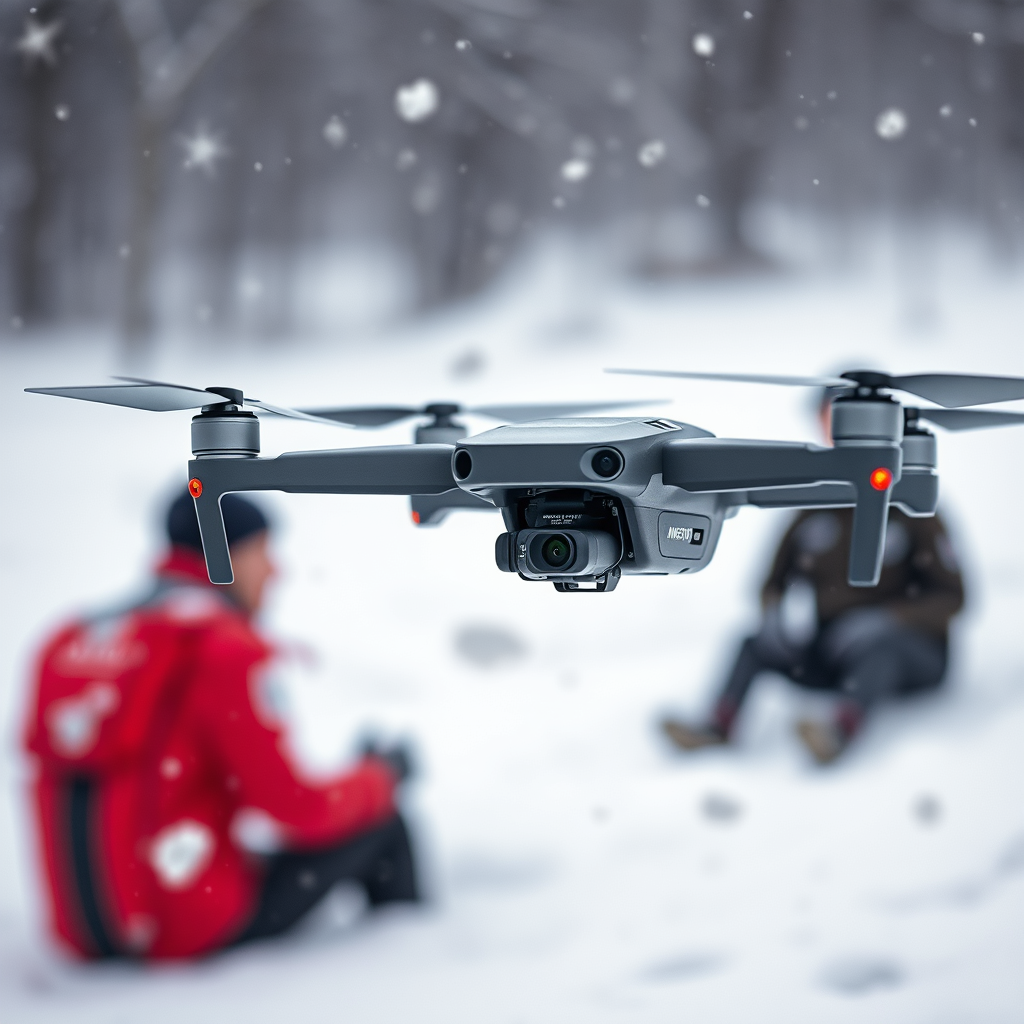 Preparing Your Drone for Snowy Conditions - can i fly drone in snow