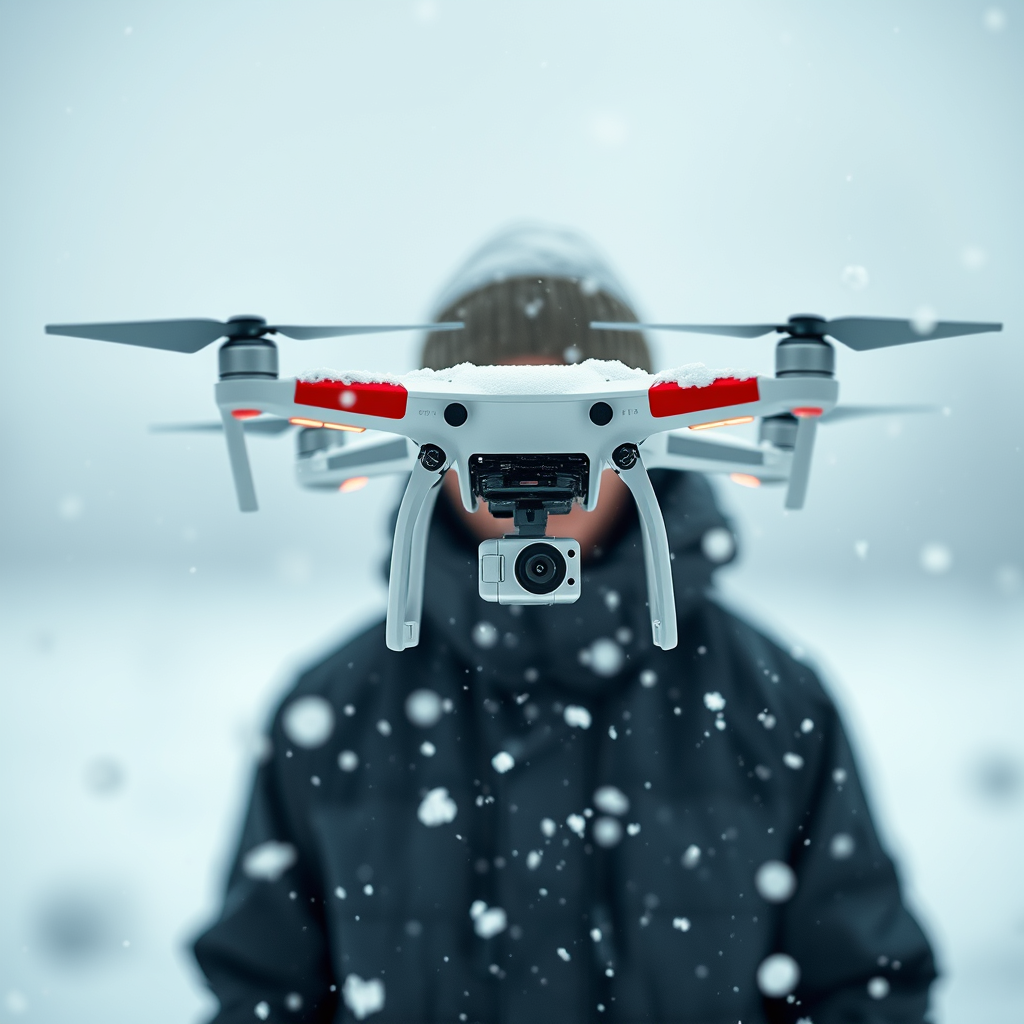Preparing Your Drone for Snowy Flights - can i fly my drone in snow