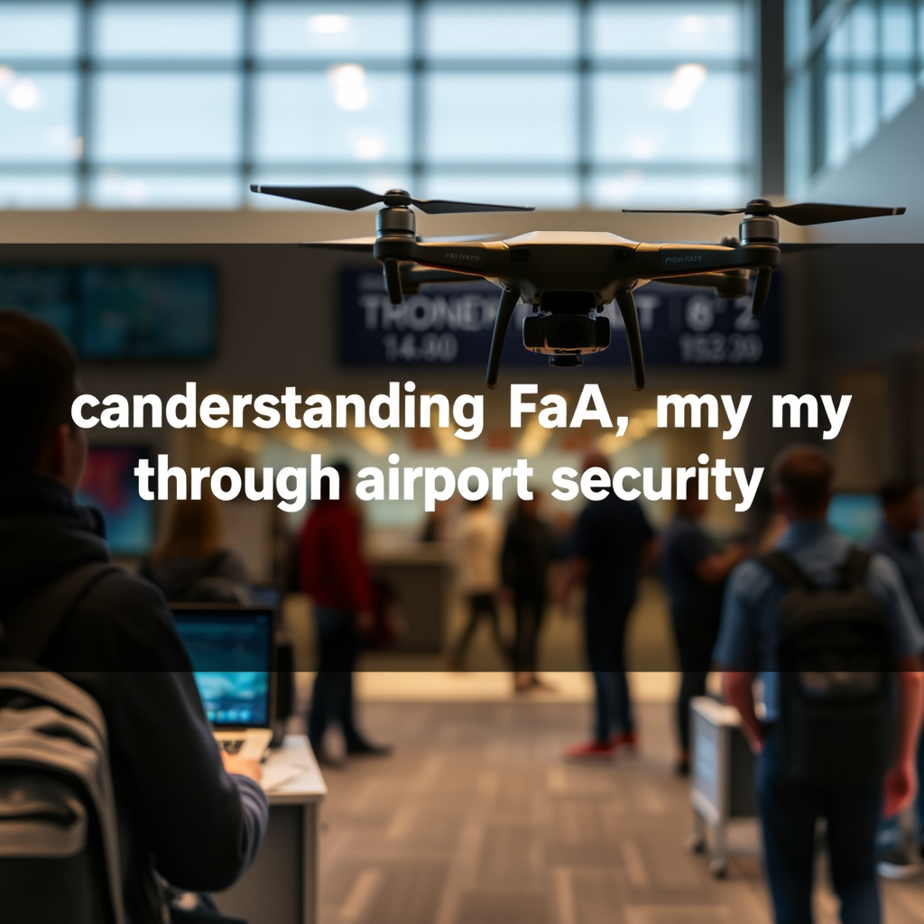 Understanding FAA Regulations - can i take my drone through airport security