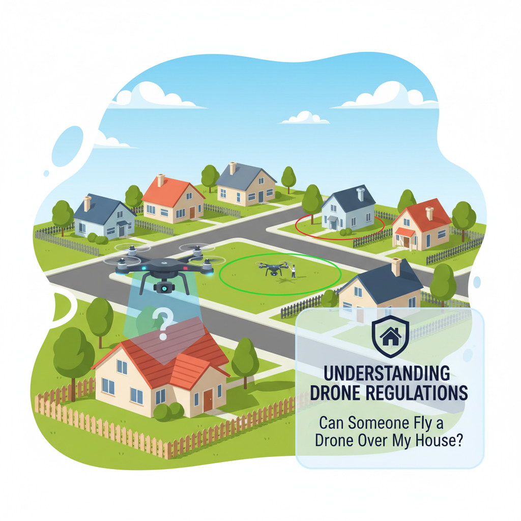 Understanding Drone Regulations - can someone fly a drone over my house