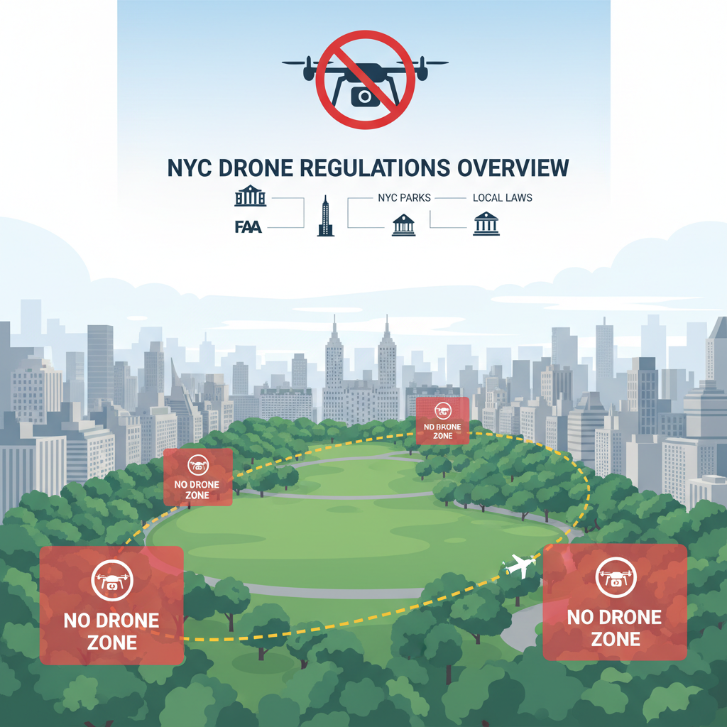 Overview of Drone Regulations in New York City - can you fly a drone in central park