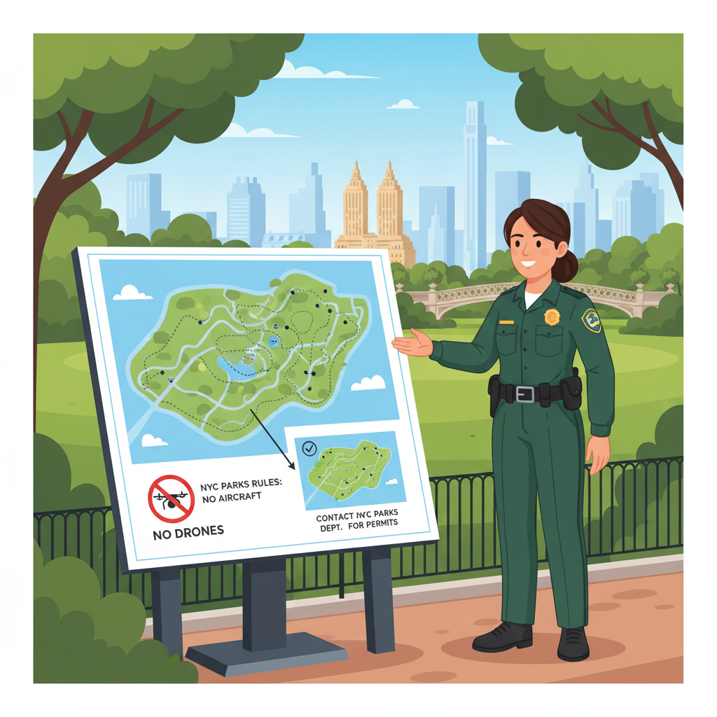 The Role of the NYC Parks Department - can you fly a drone in central park