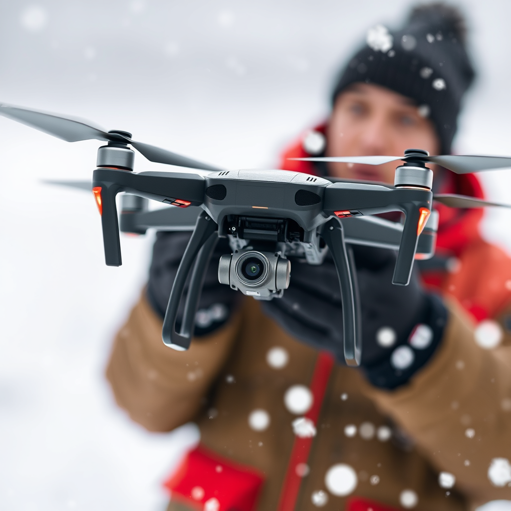 Preparing Your Drone for Snowy Conditions - can you fly a drone in snow