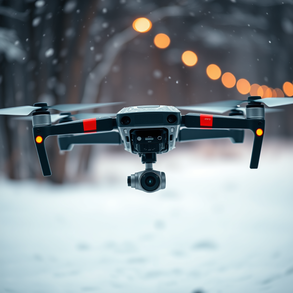 Preparing Your Drone for Snowy Conditions - can you fly a drone in the snow