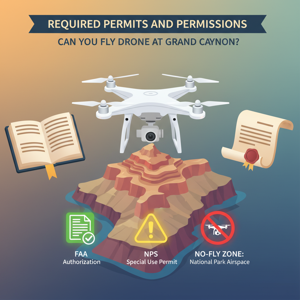Required Permits and Permissions - can you fly drone at grand canyon