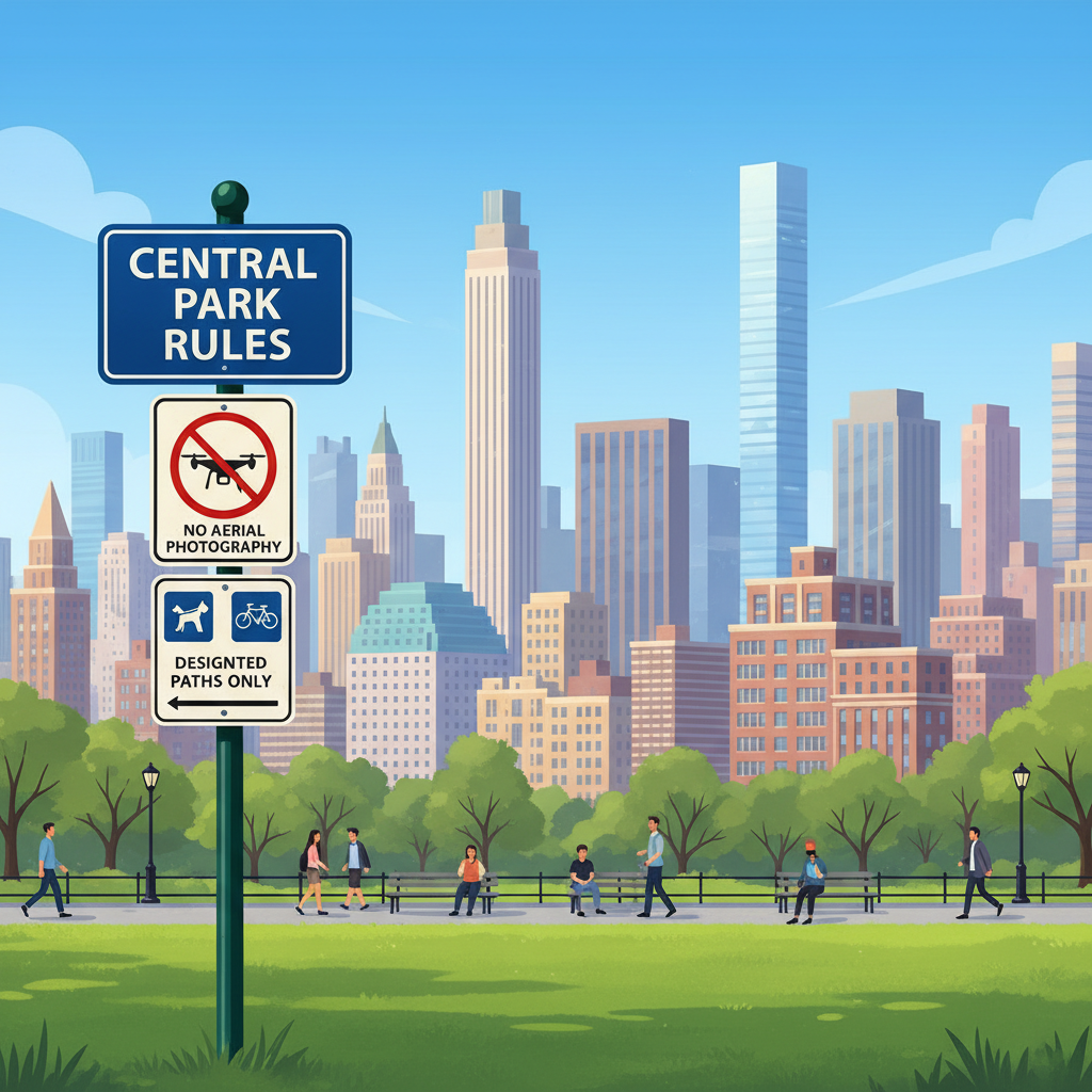 Specific Rules for Central Park - can you fly drones in central park