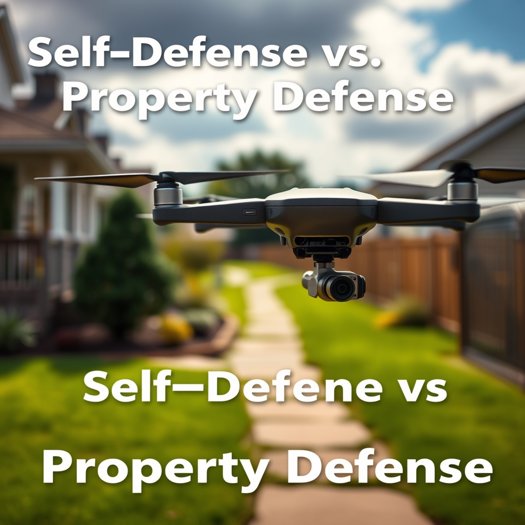 Self-Defense vs. Property Defense - can you legally shoot down a drone over your property