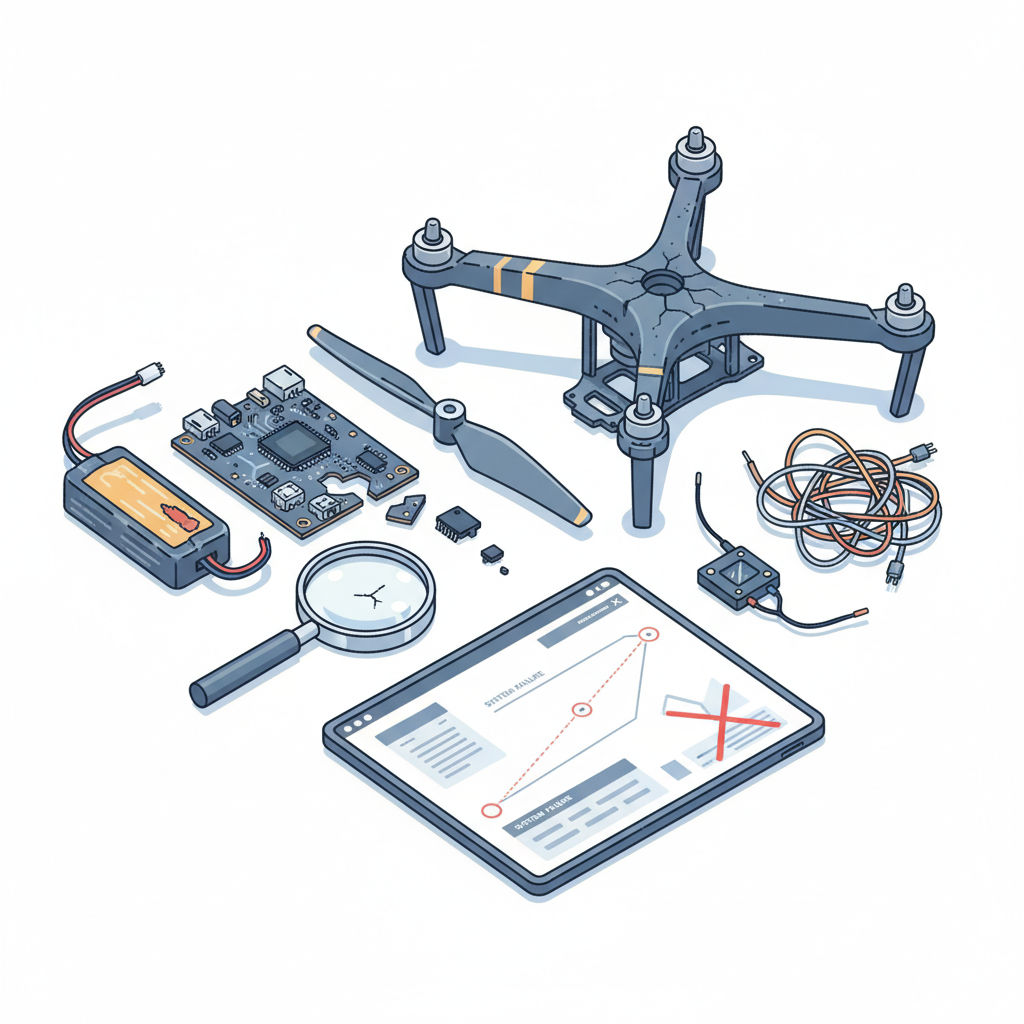 Causes of the Drone Crash - did a drone crash