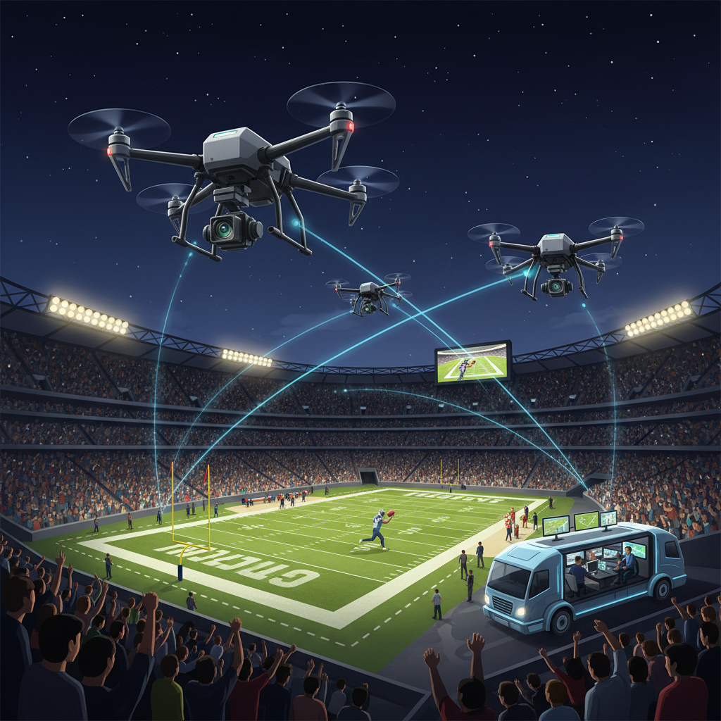The Role of Drones in NFL Broadcasting - does nfl use drones